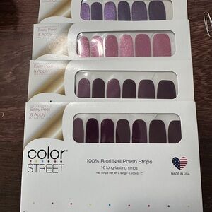 Color Street Nail Strips Purple Pink